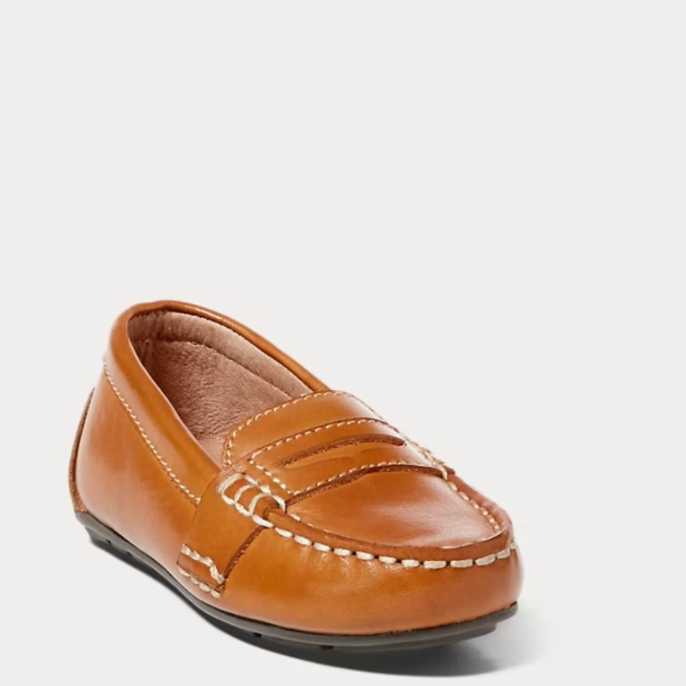 🤎RL🤎 NWOT Boys 6.5 Telly Leather Penny Loafer. Never worn!